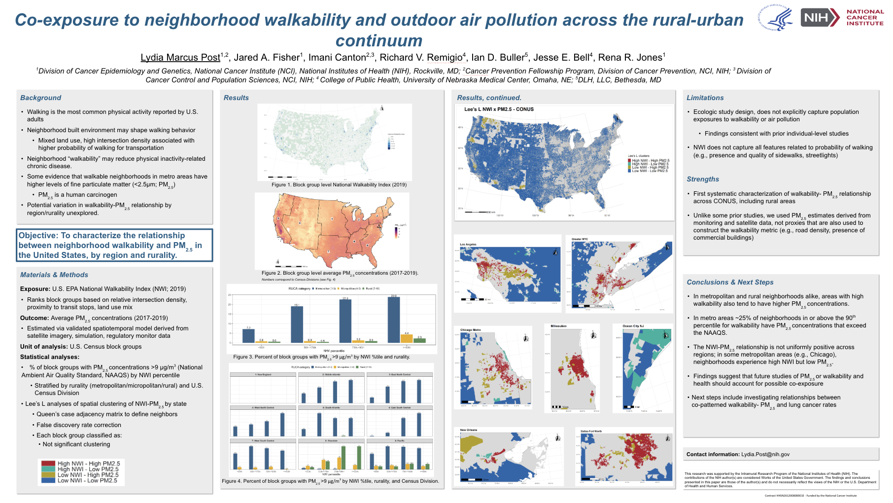 Co-exposure to neighborhood walkability and outdoor air pollution across the rural-urban continuum